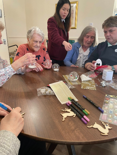 Festive fun for residents at Colinton Care Home